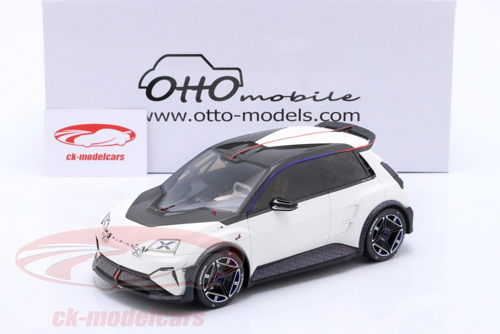 Ottomobile 1:18 Alpine A290 year 2023 white OT468 model car OT468