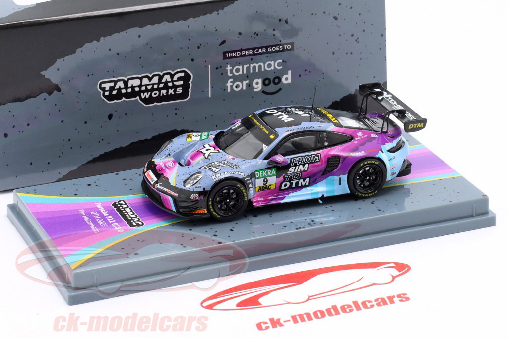 Tarmac Works 1:64 Porsche 911 (992) GT3 R #9 DTM 2023 Tim