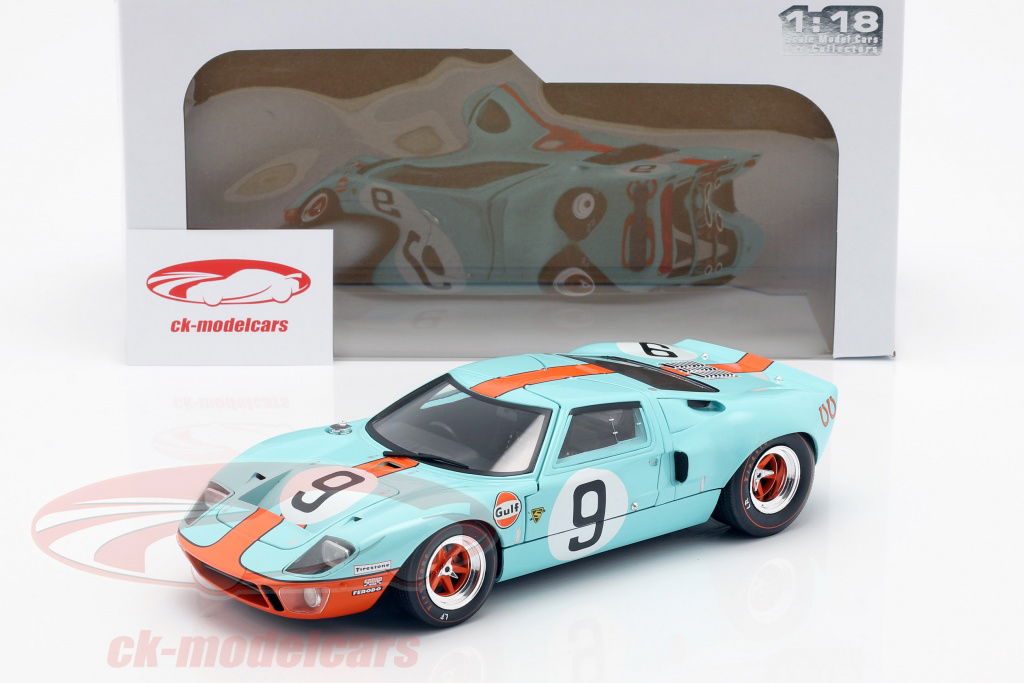 Solido 1:18 Ford GT40 Gulf #9 Winner 24h LeMans 1968 Rodriguez