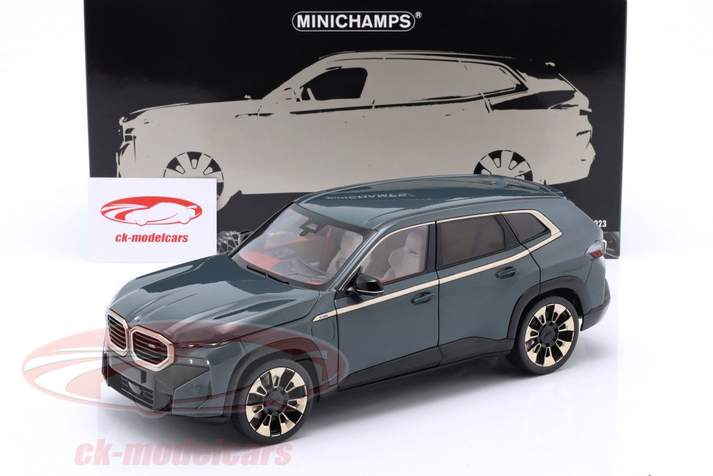 BMW XM G09 ミニカー Minichamps ミニチャンプス 1/18 Minichamps 1:18 BMW XM (G09) SUV 建設年 2023 緑 メタリック