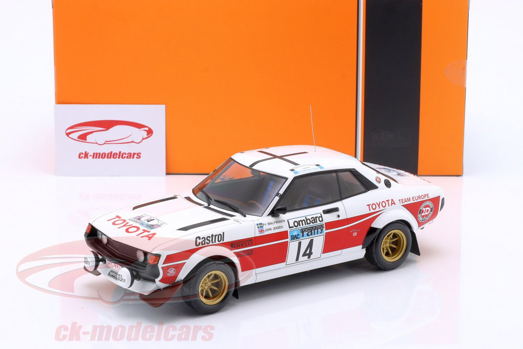 Ixo 1:18 Toyota Celica 2000 GT (RA21) #14 RAC Rallye 1977