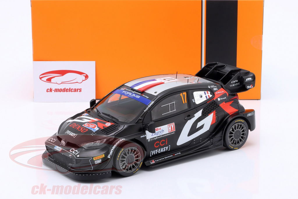 イクソ 1/18 トヨタ GRヤリス クロアチア2024 No.17 Ixo 1:18 Toyota GR Yaris Rally1 #17 勝者 Rallye クロアチア 2024
