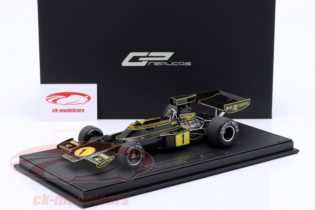 GP Replicas 1:18 Ronnie Peterson Lotus 72E #1 Winner Italy GP