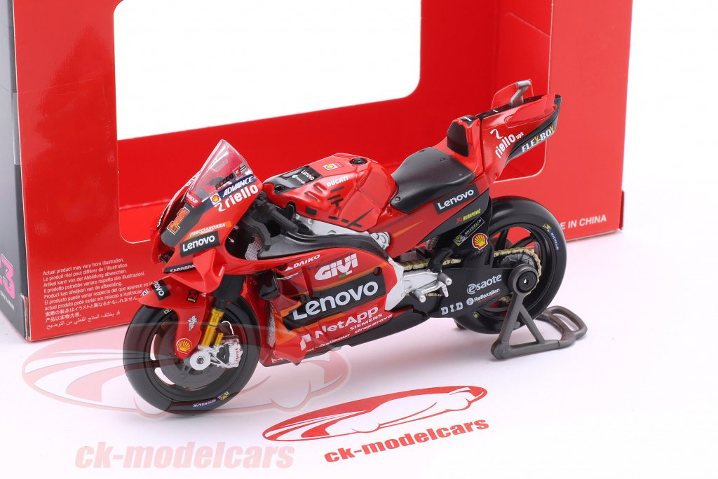 Maisto 1:18 Francesco Bagnaia Ducati Desmosedici GP23 #1 MotoGP