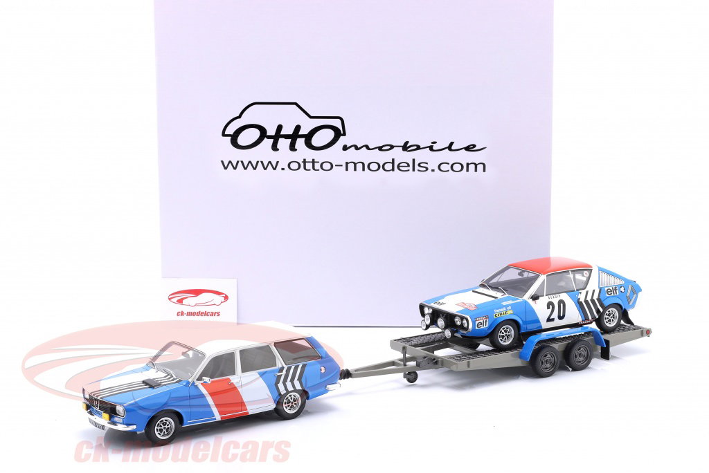Ottomobile 1:18 3-Car Set Rallye Monte Carlo 1975: Renault R17