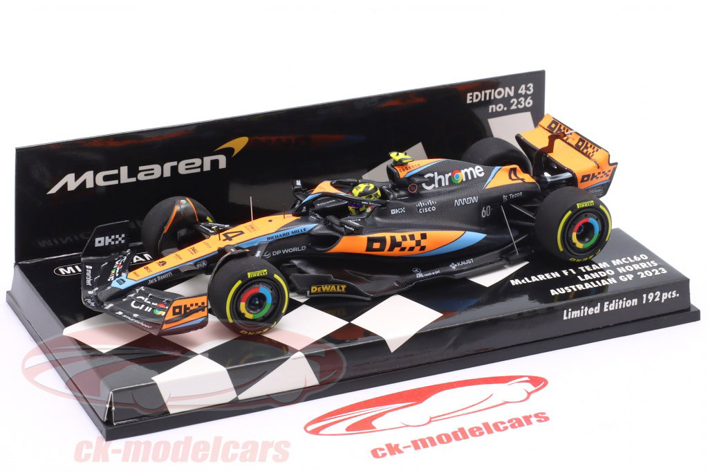 BBURAGO 1/43 - MCLAREN MCL36 - Coche de temporada 2022 (L. Norris