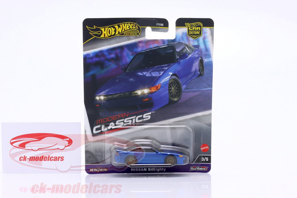 HotWheels 1:64 Nissan SilEighty 青 HRV75 モデル 車 HRV75 194735186860