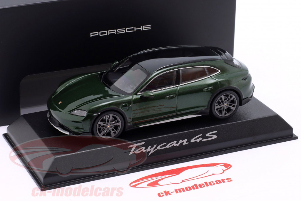 Norev 1:43 Porsche Taycan 4S Cross Turismo (J1 PA) oak green