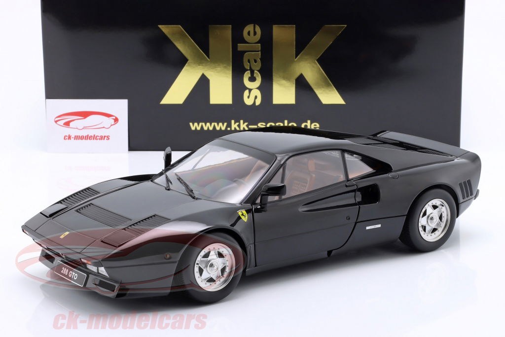 KK-Scale 1:12 Ferrari 288 GTO Year 1984 black KKDC120153 model car