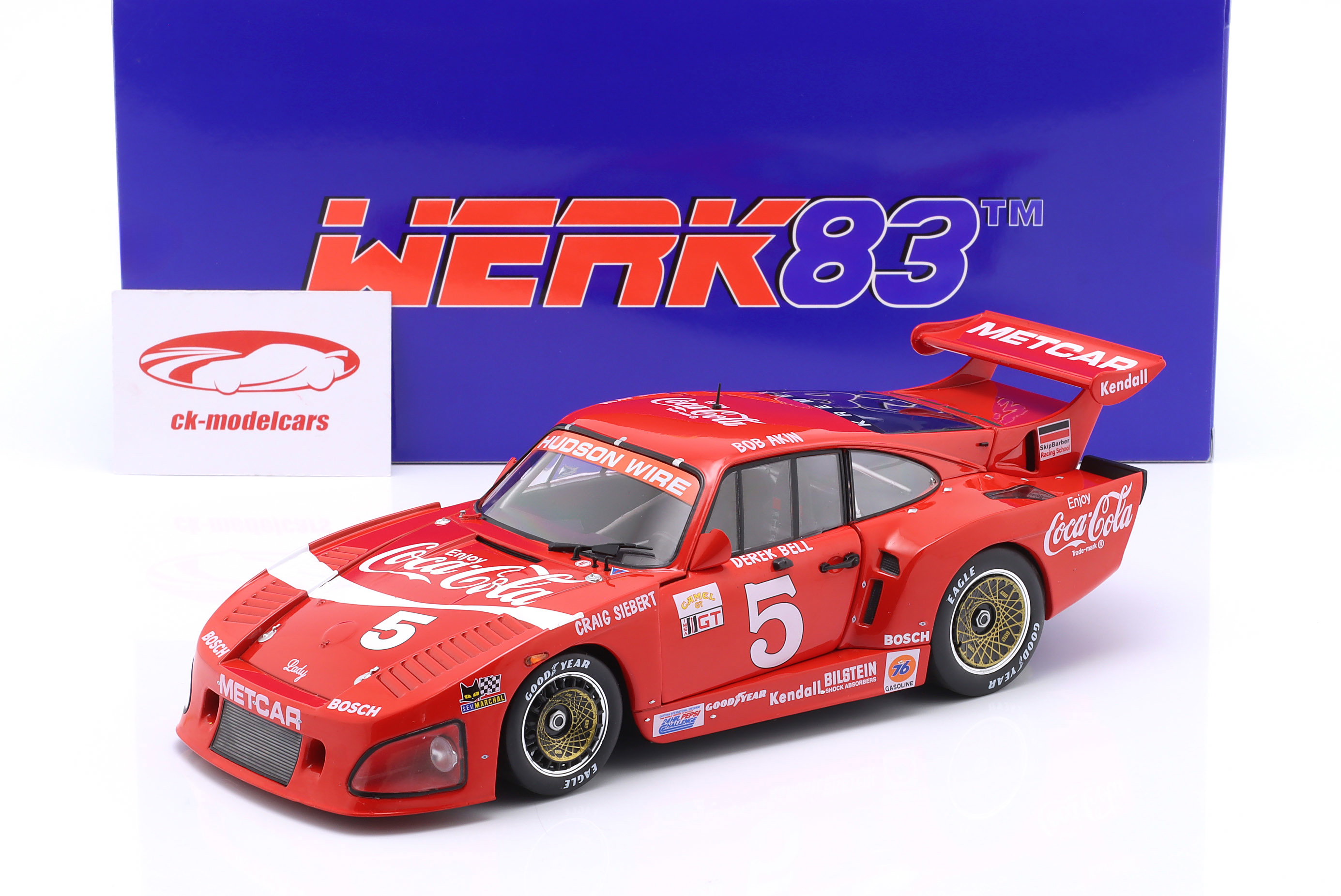 WERK83 1:18 Porsche 935 K3 #5 2nd 24h Daytona 1981 Akin, Siebert