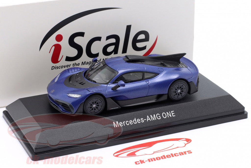 iScale 1:43 Mercedes-Benz AMG ONE (C298) 2023 saai blauw