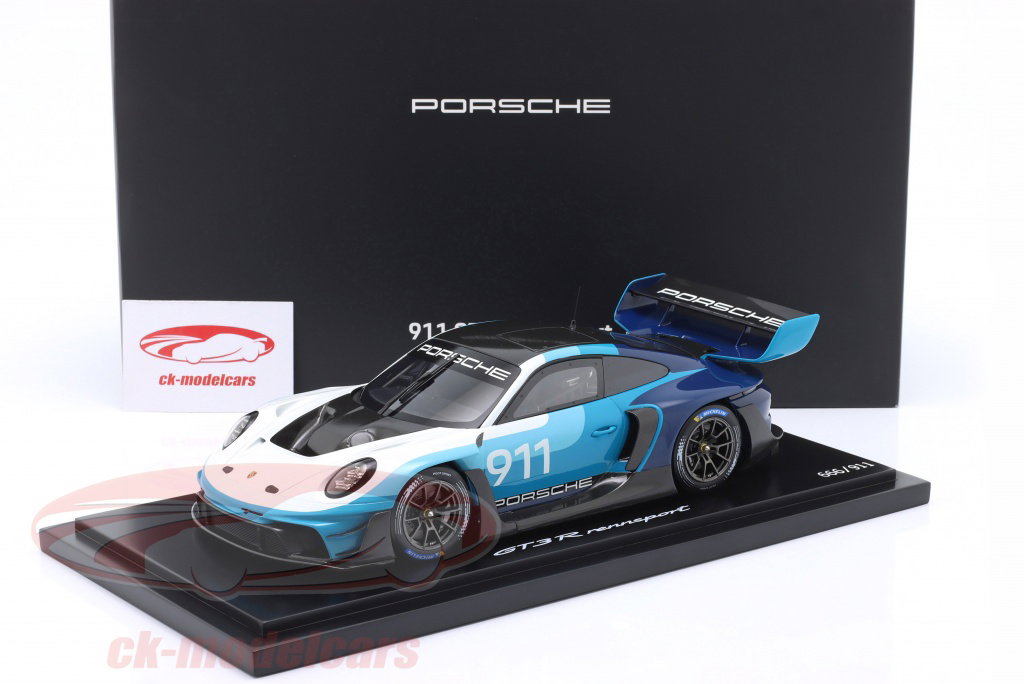 Spark 1:18 Porsche 911 (992) GT3 R レース 建設年 2023 青