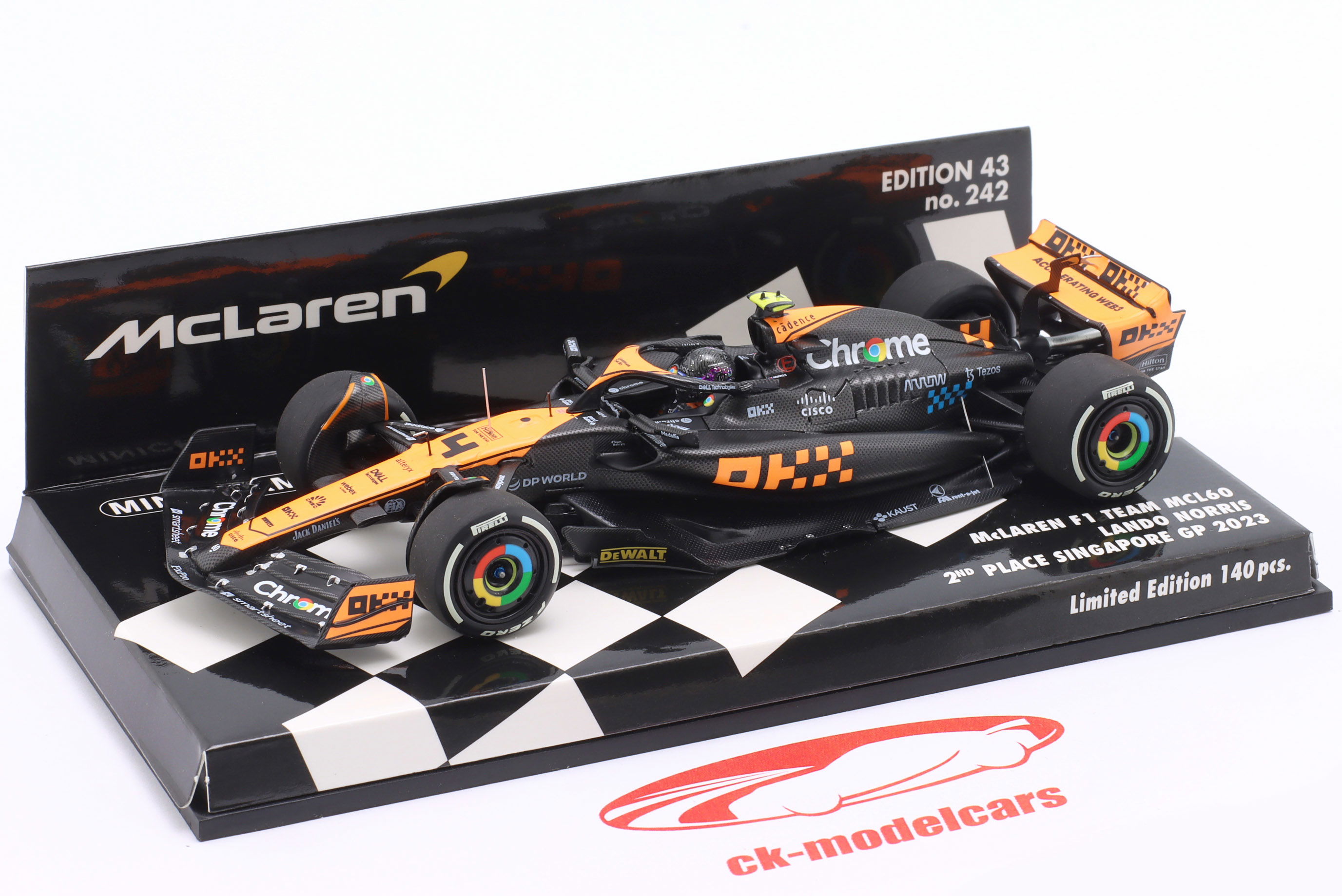 McLaren MCL60 1/43 2023 ノリス SOLIDO 1/43 - MCLAREN MCL60 - BRITISH GP 2023 (L. NORRIS