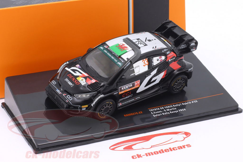 ミニカー　1/43 TOYOTA GR Yaris Rally1 HYBRID #33 TOYOTA GAZOO Racing WRT 4th Rally Monte Carlo 2023 E. Evans - S. Martin [S6719] Ixo 1:43 Toyota GR Yaris Rally1 Hybrid #33 4th Safari Rallye