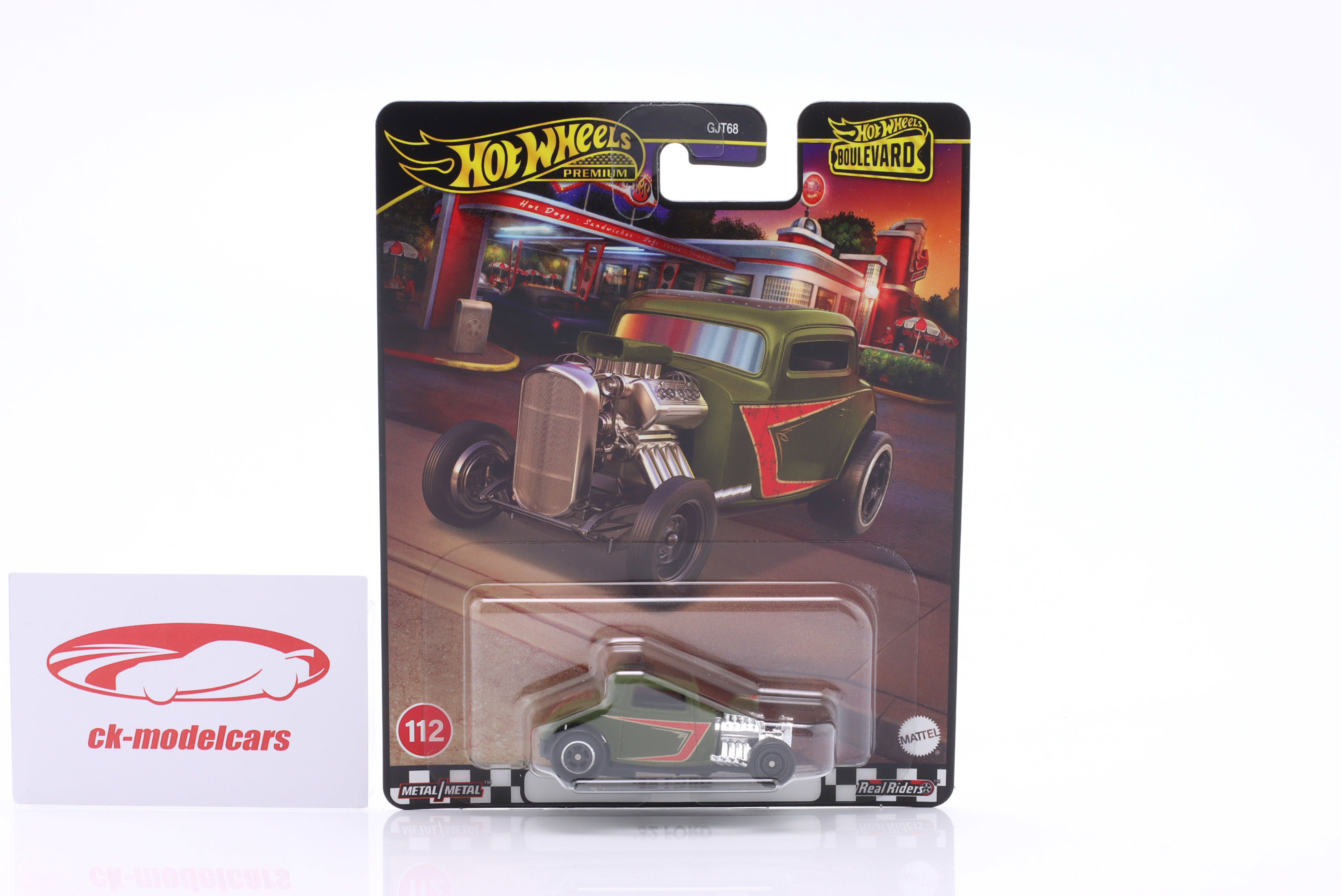 HotWheels 1:64 Ford Hot Rod Year 1932 green JFM94 model car JFM94