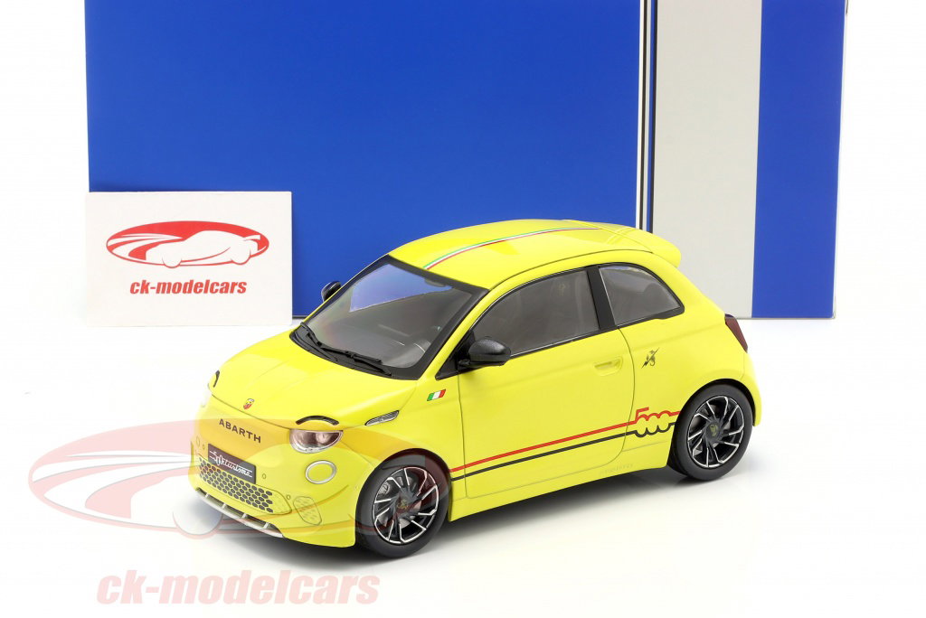MCG /イクソ 1/18 アバルト 500e 2024 (イエロー) 国内在庫品】IXO 1/18 フィアット アバルト 500e 2024 イエロー イクソ