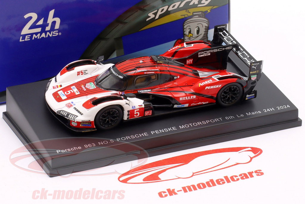 Spark 1:64 Porsche 963 #5 6th 24h LeMans 2024 Penske Motorsport