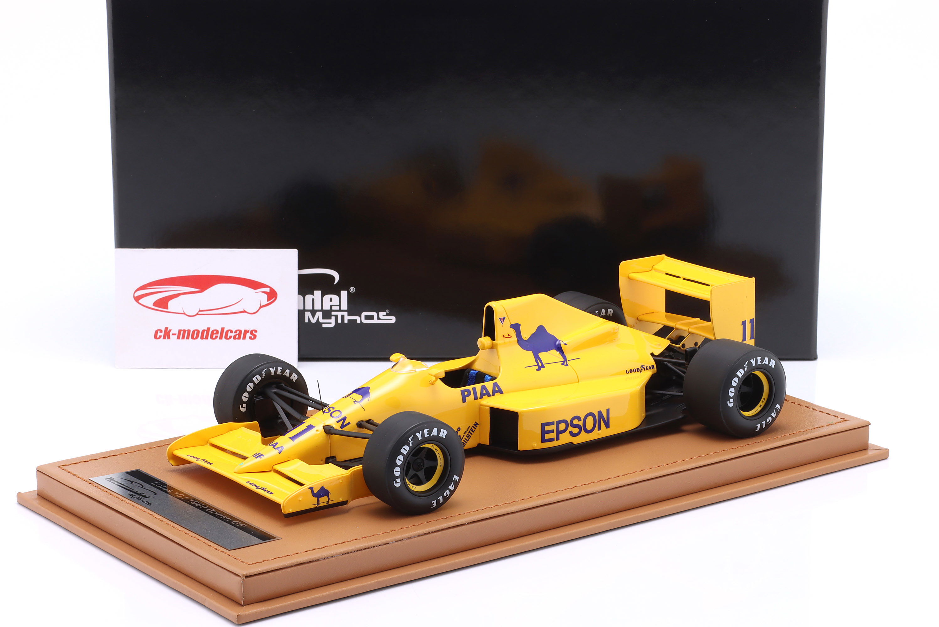 Tecnomodel 1:18 Nelson Piquet Lotus 101 #11 4番目 イギリス