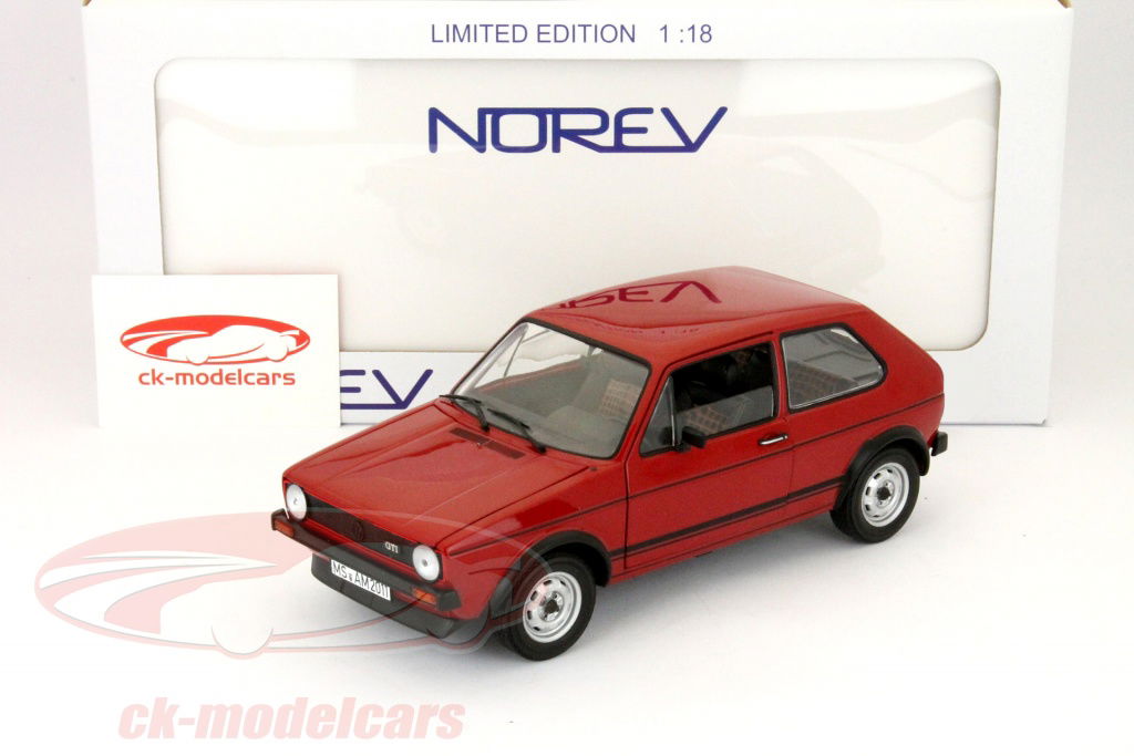 Norev 1:18 Volkswagen VW Golf GTI 1977 red 188485 model car