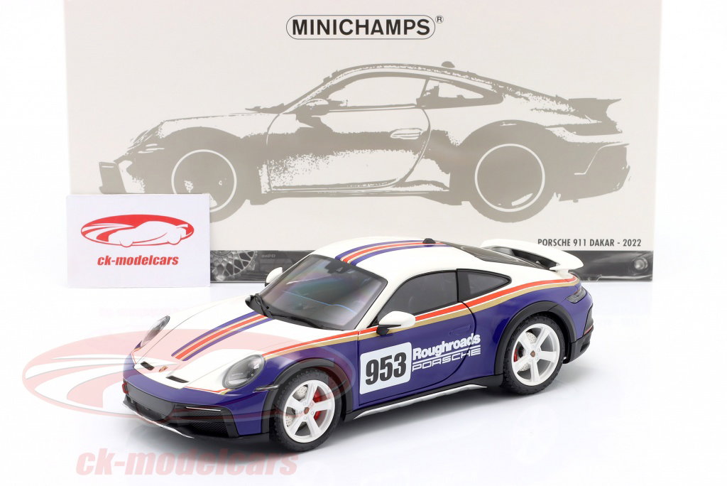 Minichamps 1:18 Porsche 911 (992) Dakar #953 Roughroads Rallye