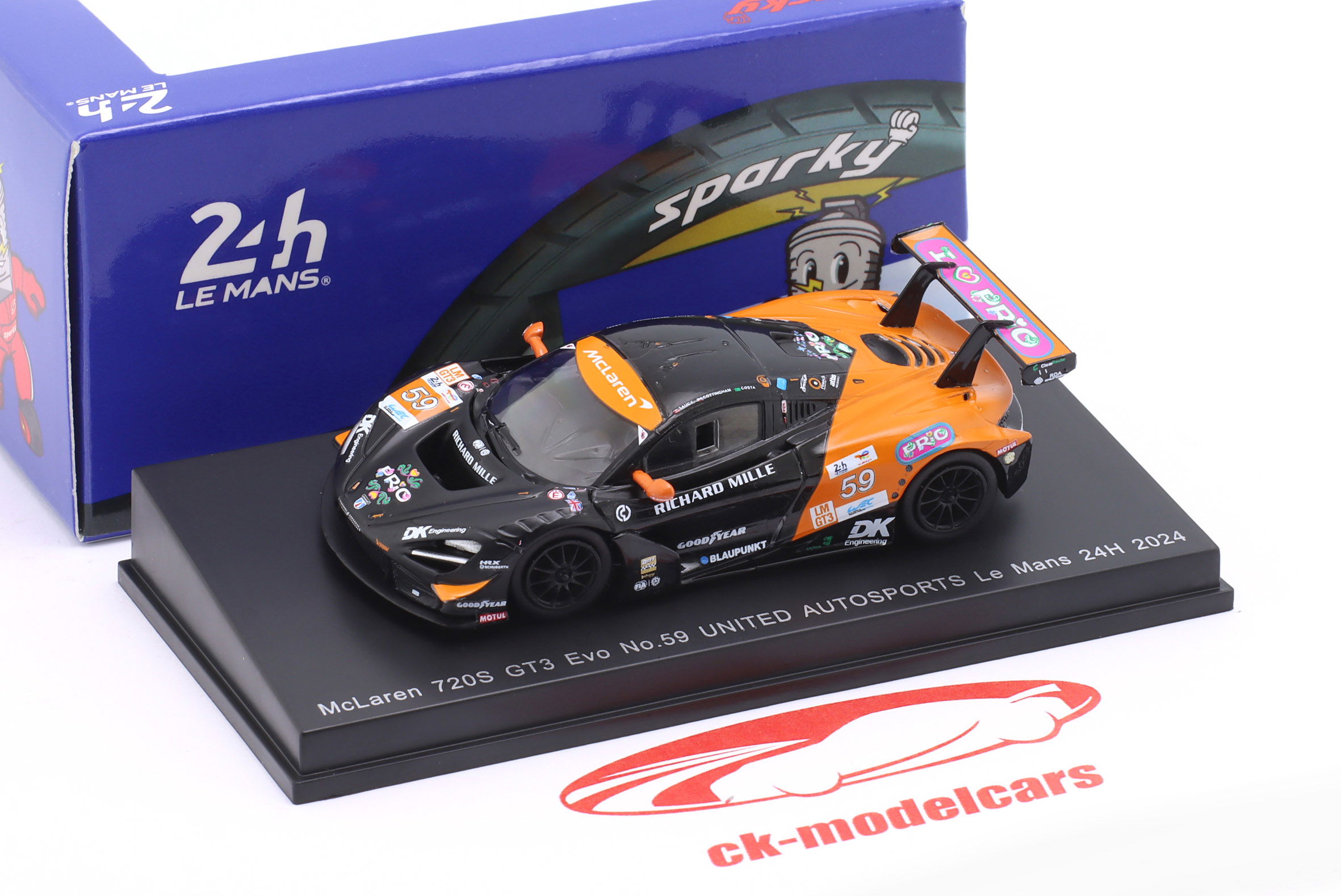 Spark 1:64 McLaren 720S GT3 Evo #59 24h LeMans 2024 United