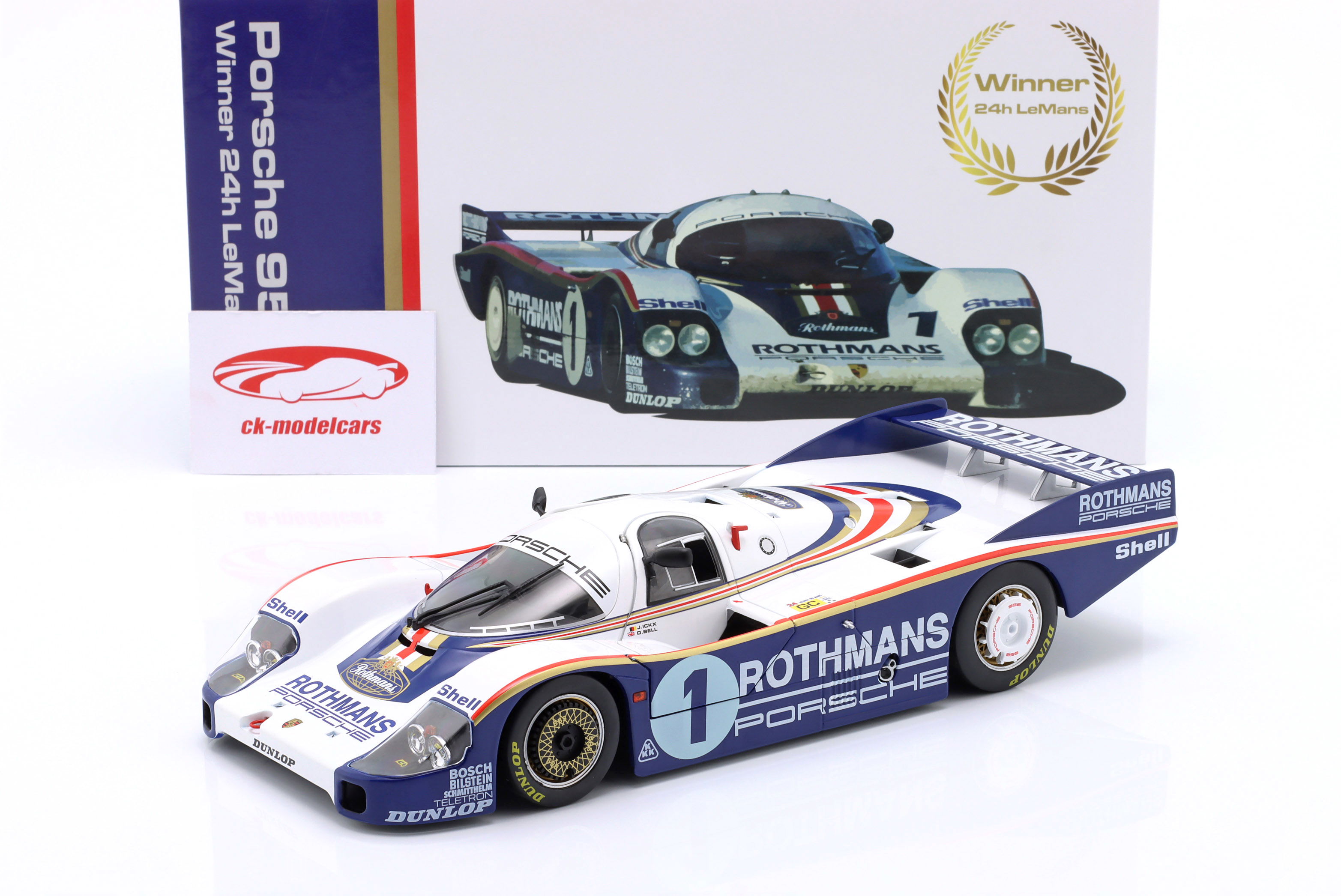 WERK83 1:18 Porsche 956 LH #1 勝者 24h LeMans 1982 Ickx