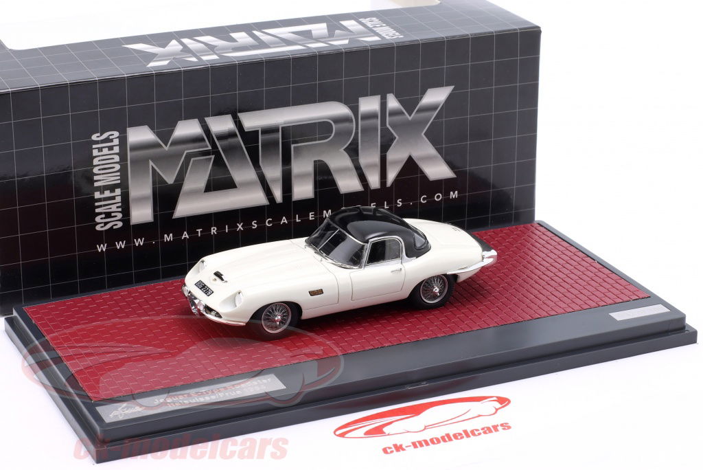 Matrix 1:43 Jaguar E-Type Roadster Italsuisse / Frua Closed Top