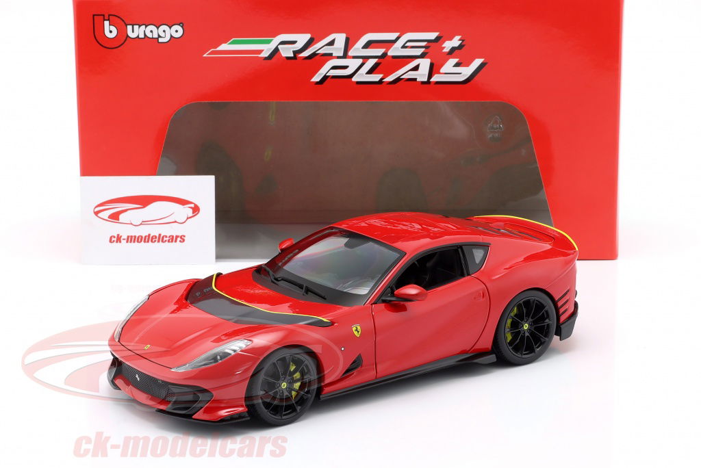 Bburago 1:18 Ferrari 812 Competizione year 2021 red 18-16019 model