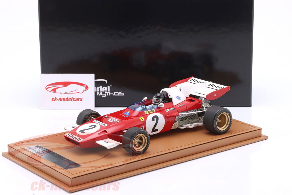 ミニカー Ferrari 312B2 #5 GP Nurburgring 1971 Tecnomodel 1:18 Jacky Ickx Ferrari 312B2 #2 Winner
