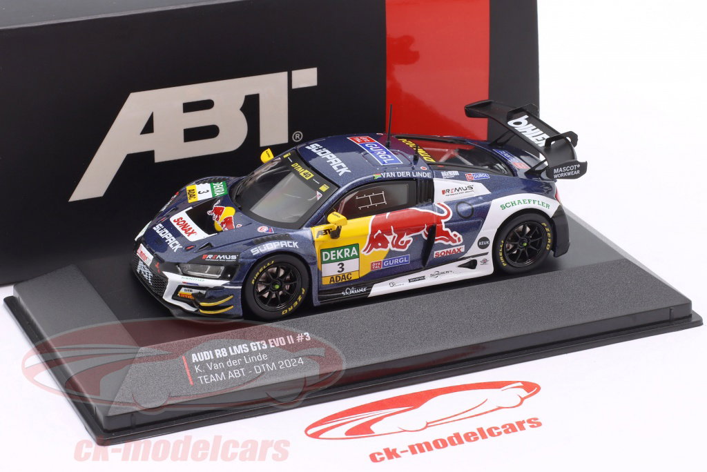 Ixo 1:43 Audi R8 LMS GT3 Evo II #3 DTM 準優勝 2024 K. van der