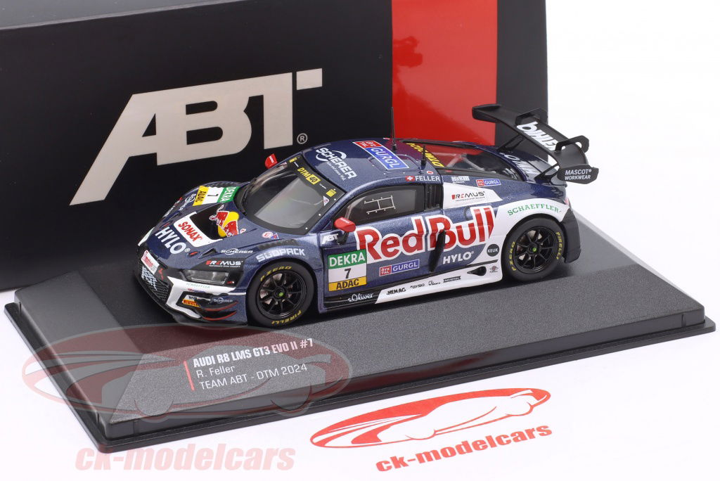 Ixo 1:43 Audi R8 LMS GT3 Evo II #7 DTM 2024 Ricardo Feller ABT-I