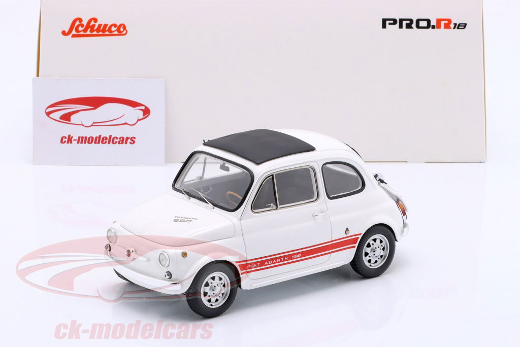 Abarth 595 Bburago Abarth 500 1/43 TSM Model Abarth 595 Gara White
