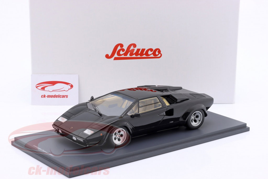 Schuco 1:18 Lamborghini Countach 5000 S QV Year 1985 black