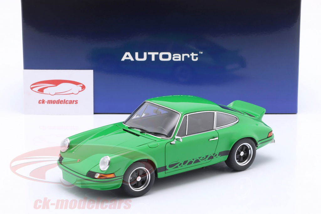 AUTOart 1/18 スケール Carrera RS 2.7 AUTOart 1:18 Porsche 911 Carrera 2.7 RS viper green / black 78034