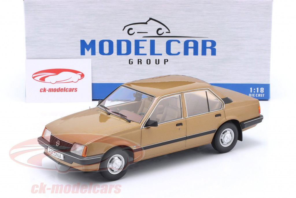 ModelCarGroup 1:18 Opel Ascona C Berlina 建設年 1981 ベージュ