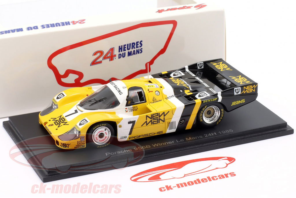 スパーク1/43 Porsche 956 n°7 Winner LM 1985 1/43 Porsche 956 n.7 Winner Le Mans 1985 