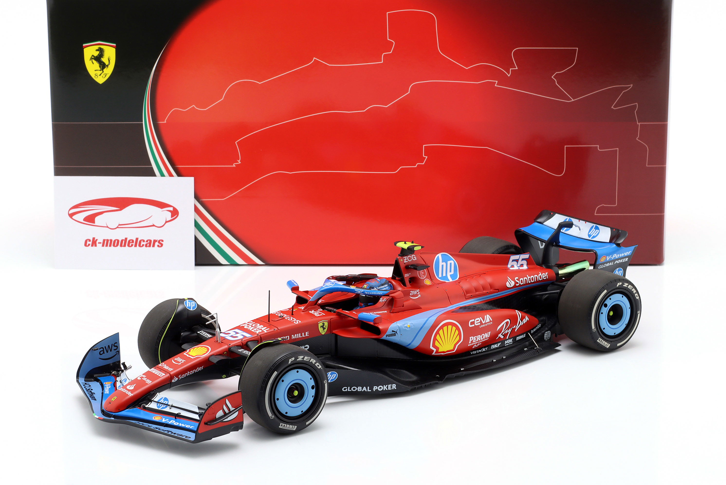 1/24 Red Line Ferrari F1 F2005 世界限定1000台 REDLINE 24RL002 Scale 1/24 | FERRARI F1 F2005 N 1 MICHAEL