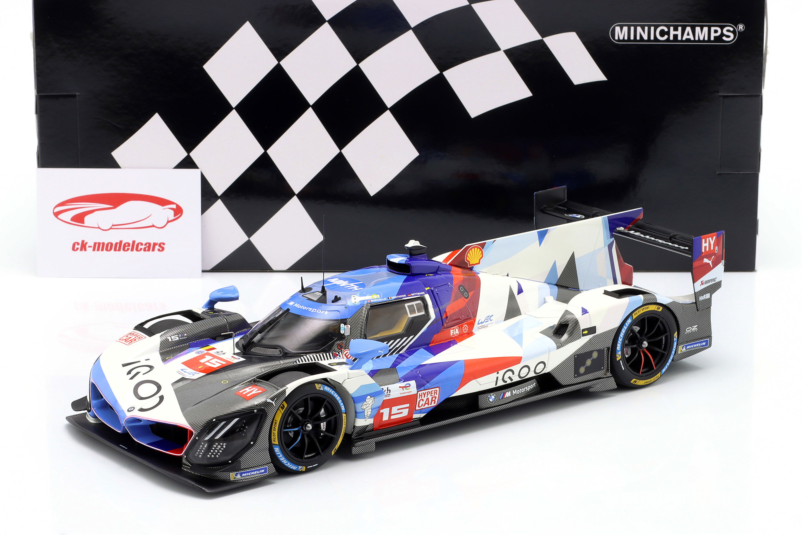 自動車 Minichamps 1:18 limited edition M4 Minichamps 1:18 BMW M4 GT3 #96 12h Sebring IMSA 2022 Turner