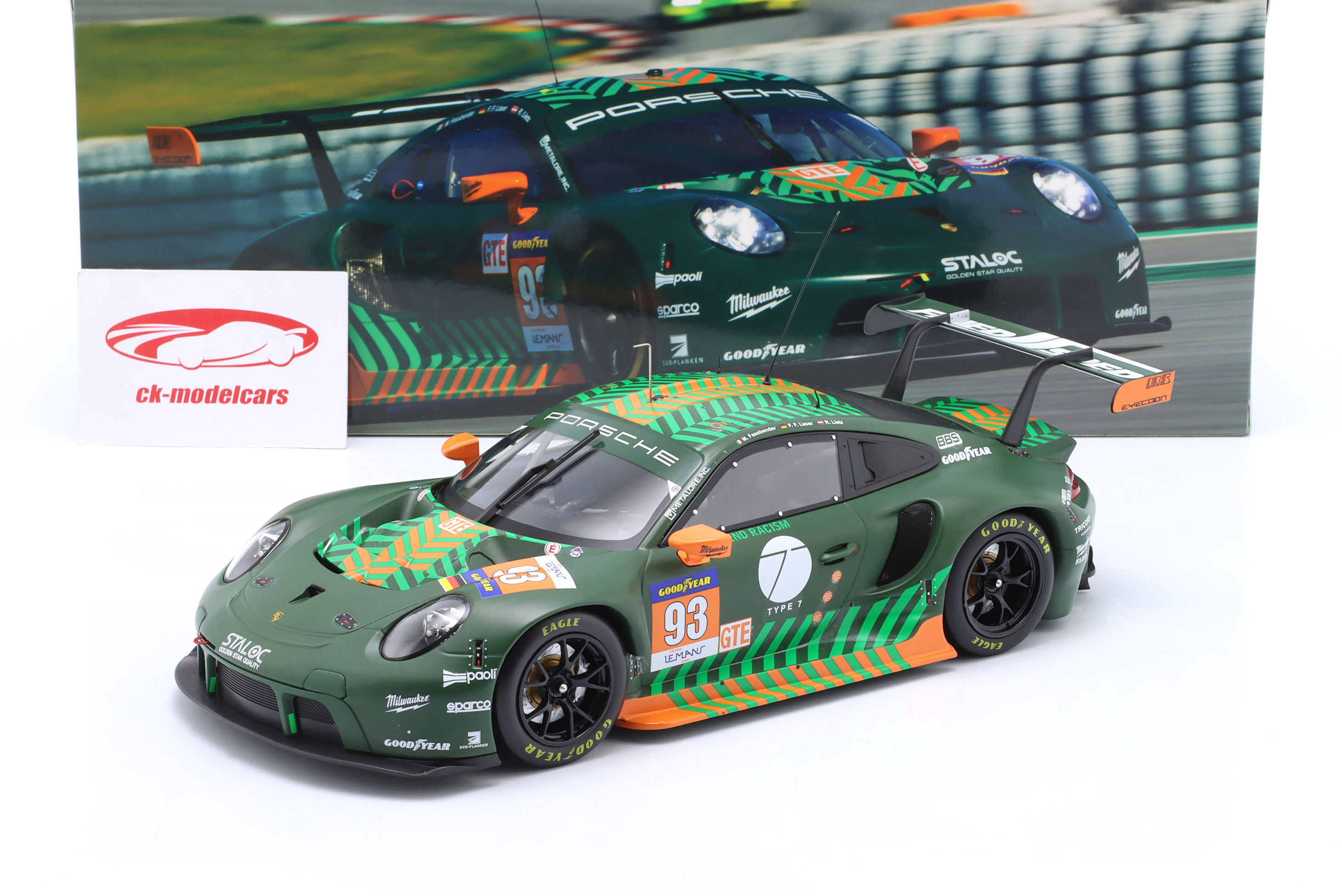 Ixo 1:18 Porsche 911 RSR-19 #93 ELMS 2021 Proton Competition