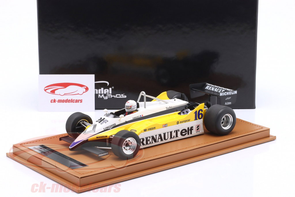 Tecnomodel 1:18 René Arnoux Renault RE30B #16 勝者 イタリア GP 式