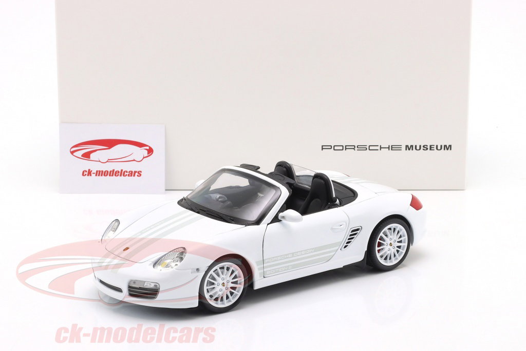Welly 1:18 Porsche Boxster S Spider Design Edition 2 white