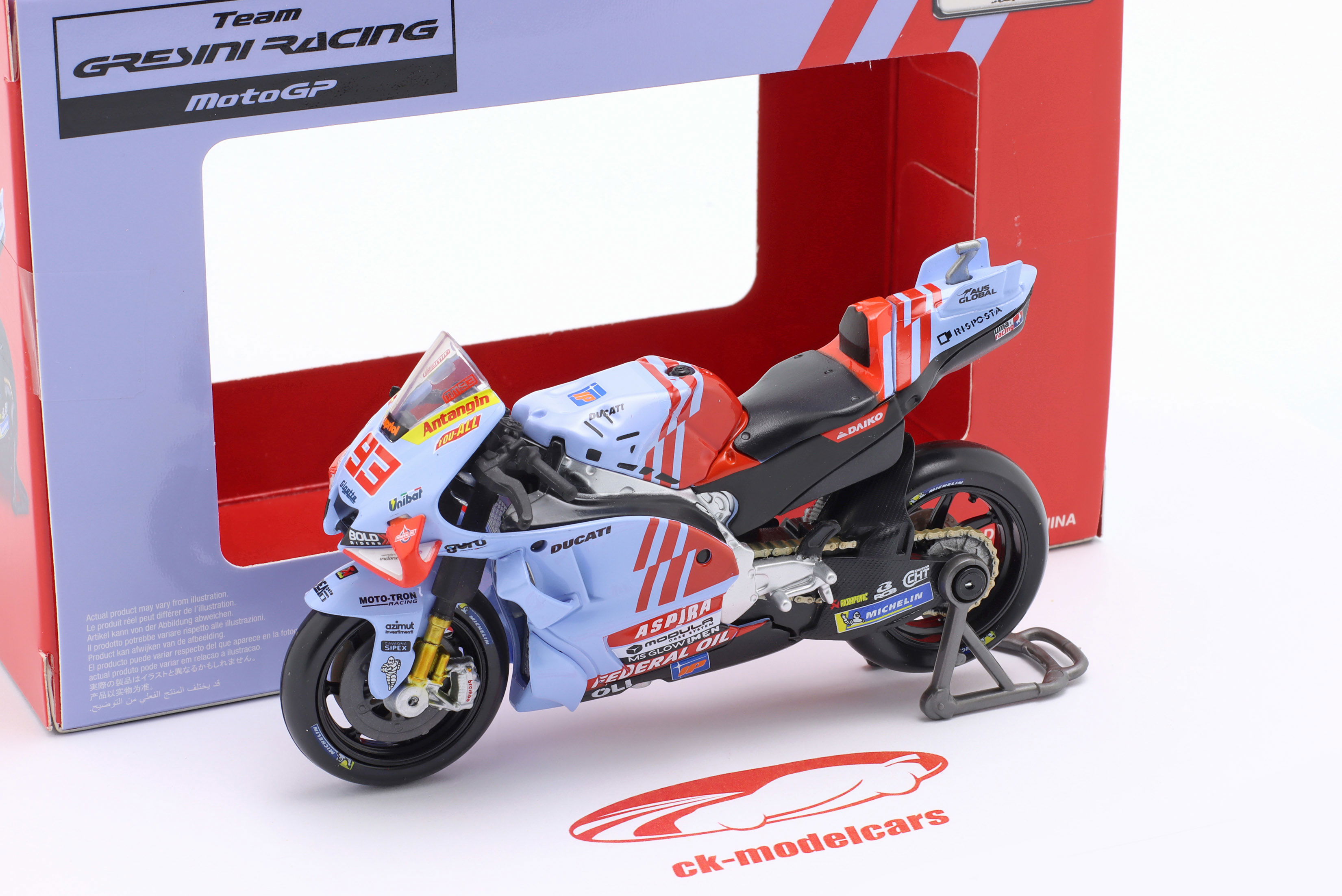 Maisto 1:18 Marc Marquez Desmosedici GP23 #93 MotoGP 2024 36399