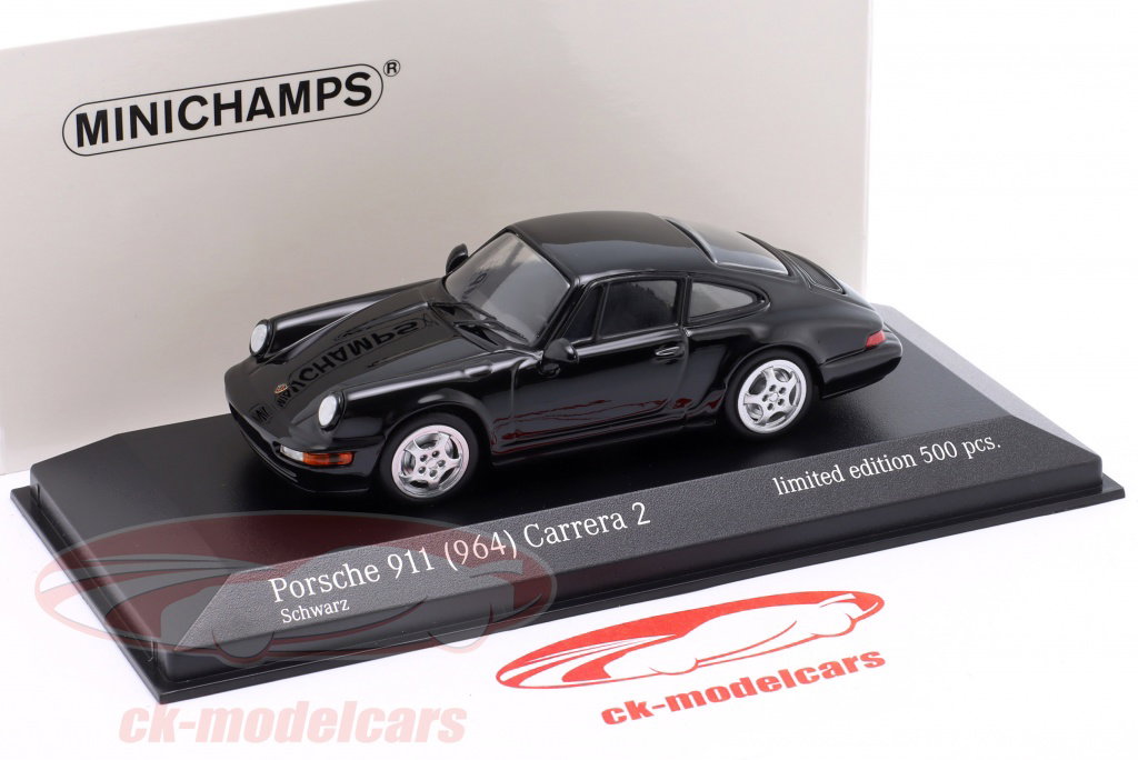 Minichamps 1:43 Porsche 911 (964) Carrera 2 Year 1989 black
