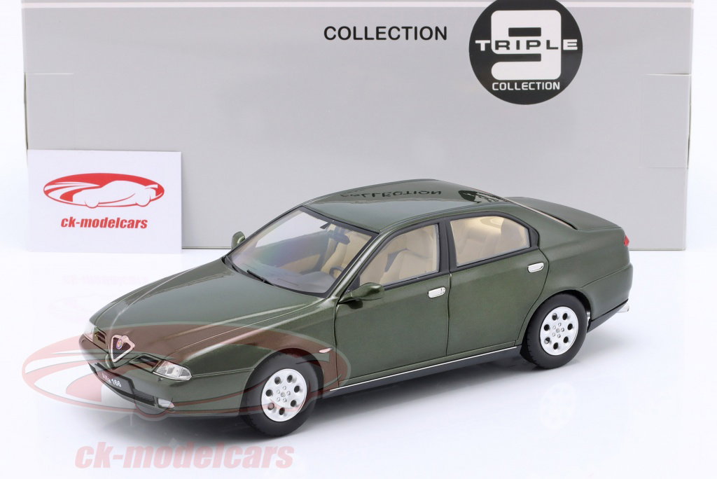 Triple9 1:18 Alfa Romeo 166 Year 1999 green metallic T9-1800502