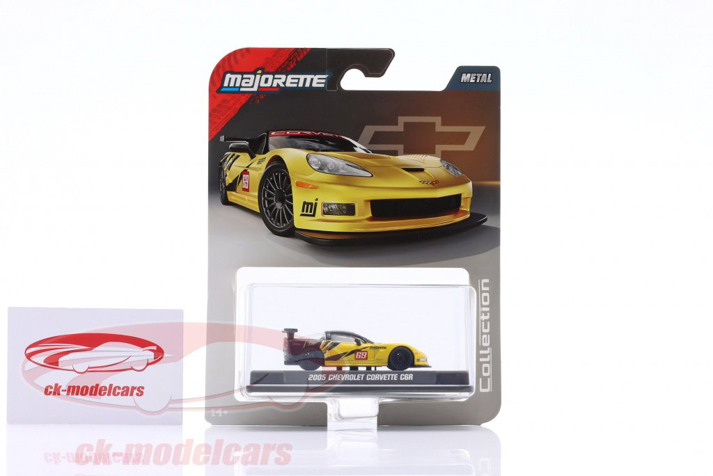 Majorette 1:64 Chevrolet Corvette C6R #69 year 2005 yellow / black