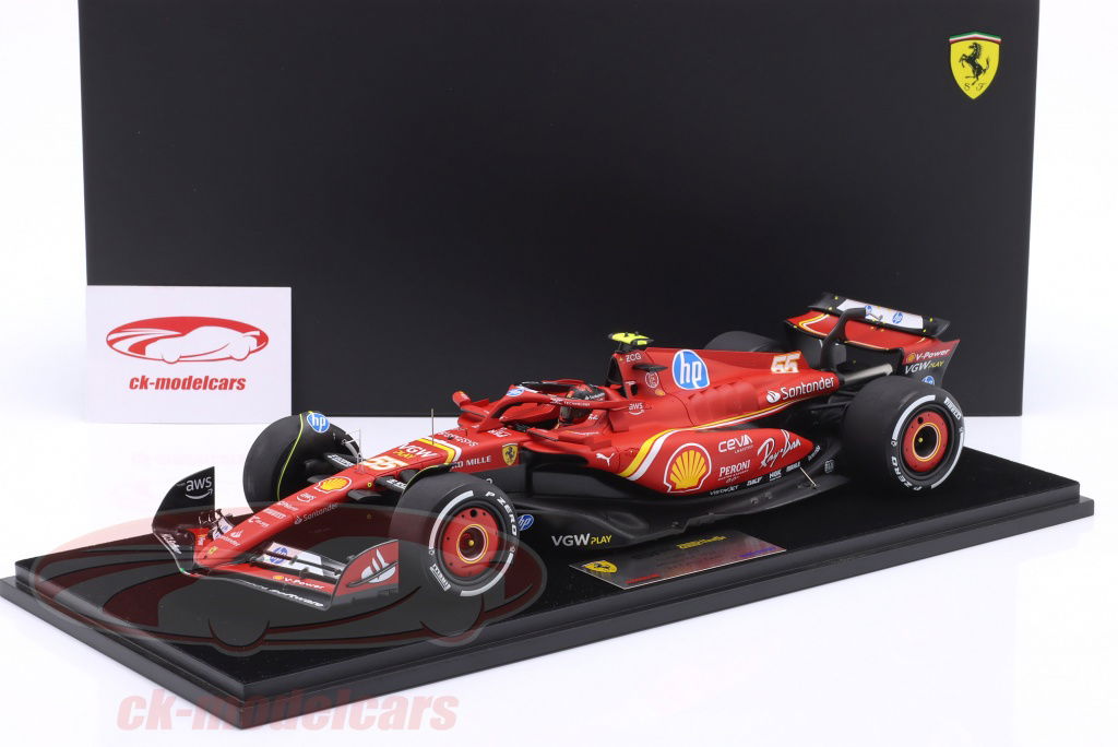 LookSmart 1:43 Carlos Sainz jr. Ferrari SF-24 #55 3rd Monaco