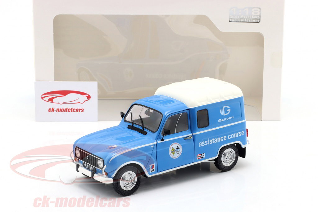 Solido 1:18 Renault 4LF4 Gordini Service 1976 blue / white