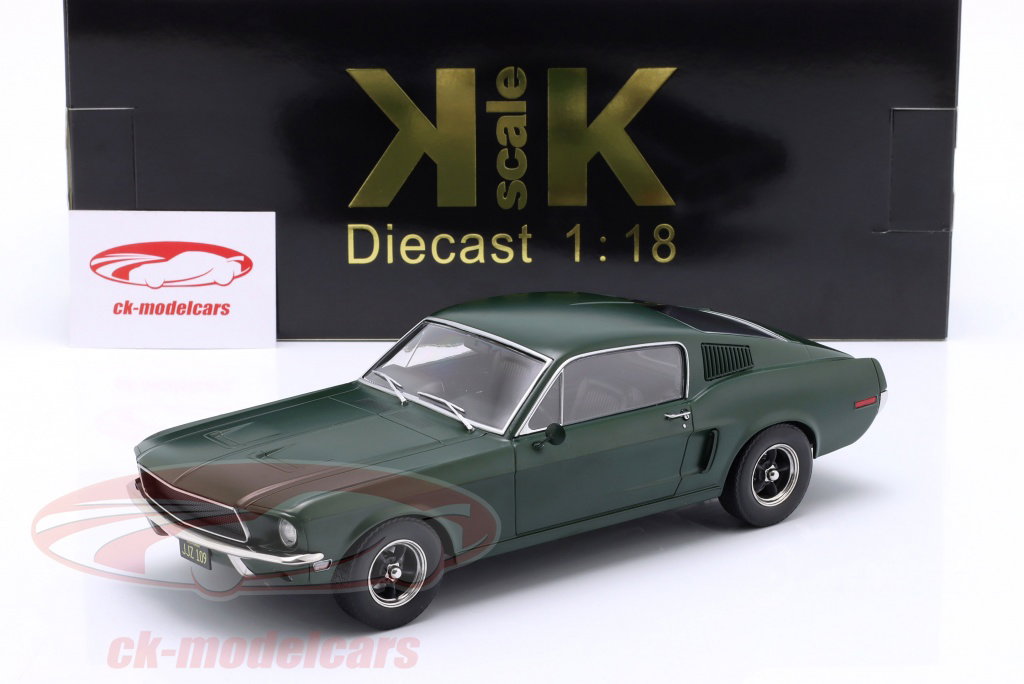 KK-Scale 1:18 Ford Mustang GT Fastback Movie Edition Bullitt 1968
