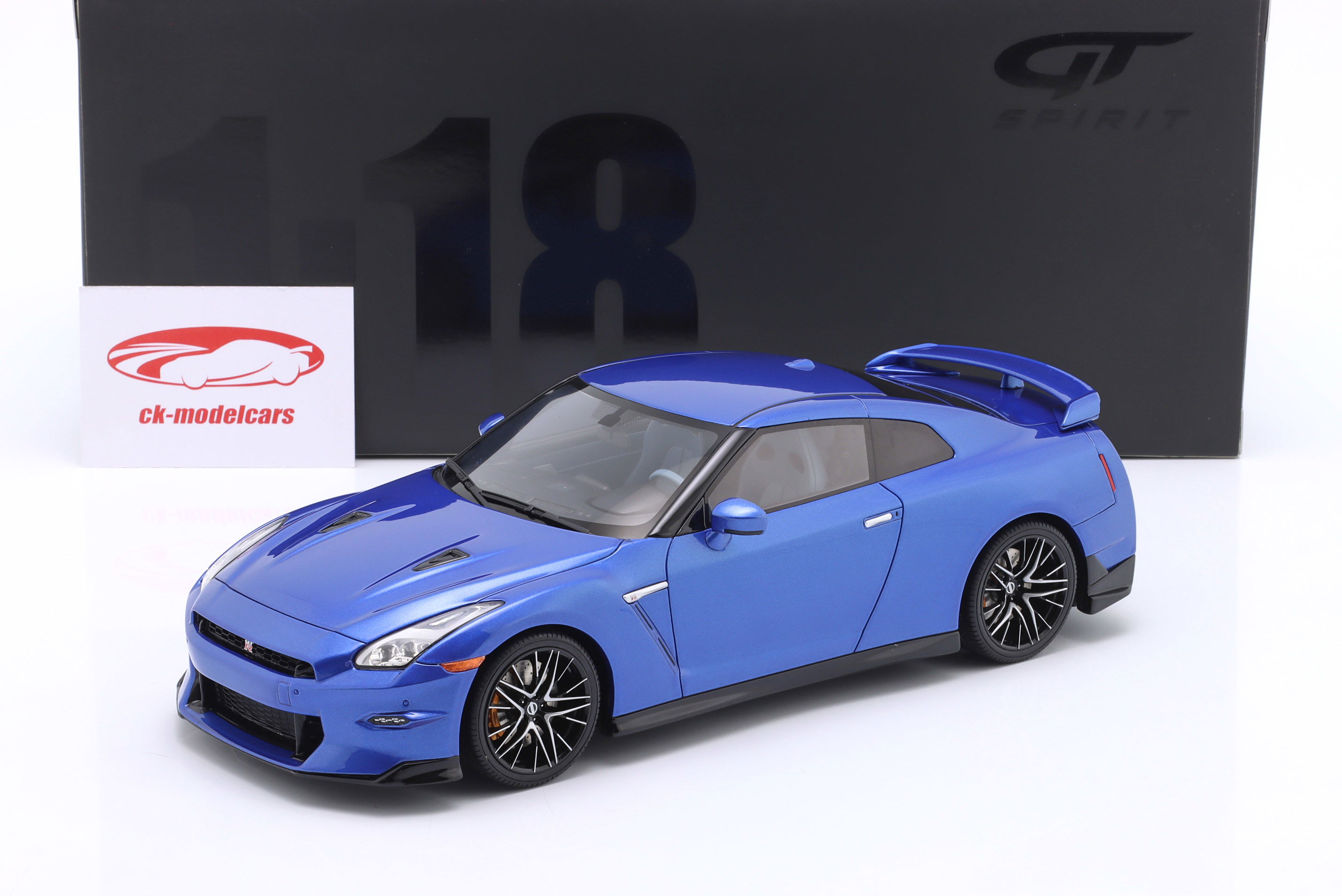 GT-SPIRIT 1:18 Nissan GT-R Skyline Edition year 2024 bayside blue