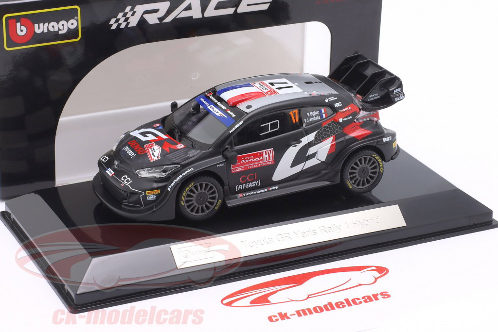 Bburago 1:43 Toyota GR Yaris Rally1 Hybrid #17 WRC 2024 Ogier